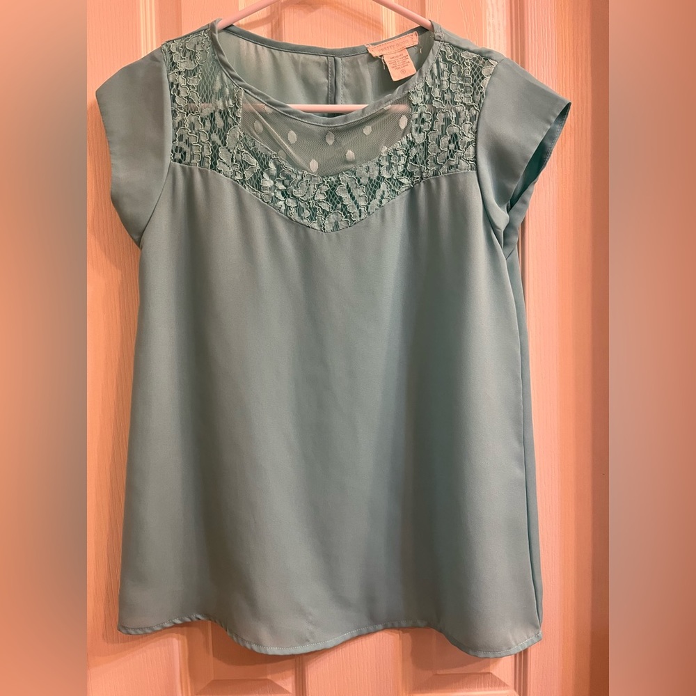 Mint Green Top xs